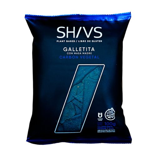 GALLETAS SHIVS CARBON VEGETAL SIN GLUTEN 100GRS