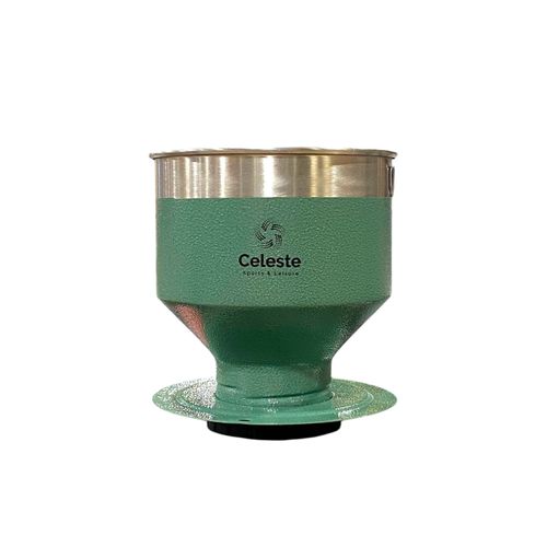 CAFETERA CELESTE VERDE