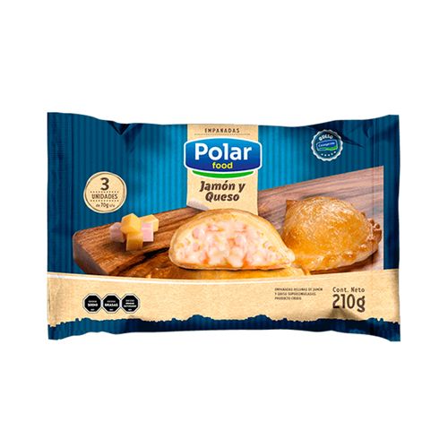 EMPANADA POLAR FOOD JAMON Y QUESO 210GR