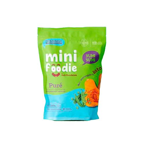 BOLITAS MINIFOODIE CALABAZA Y ARVEJA CONGELADO DOY PACK 320G