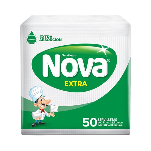 Servilleta Nova Cocktail Blanca X50