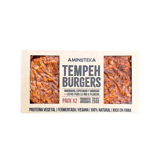 TEMPEH AMINOTEKA BURGERS MARINADO BBQ 250GR