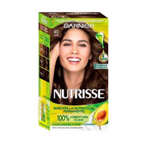 Coloracion Garnier Nutrisse 40 Castaño