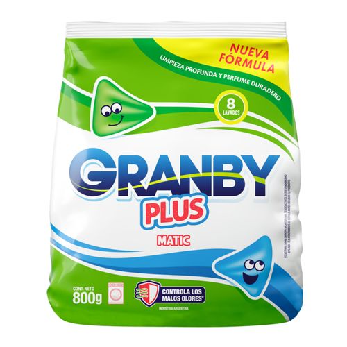 Jabon En Polvo Granby Matic 800Gr