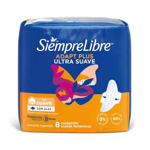 Toalla Femenina Siempre Libre Fit Con Alas 8Un