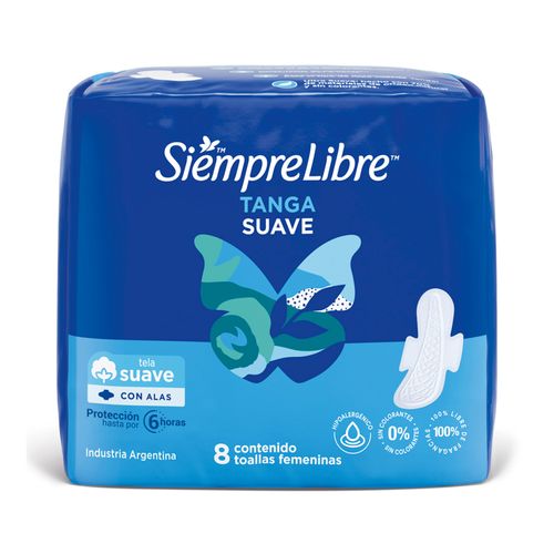 Toalla Femenina Siempre Libre Slinea Sys Tanga Con Alas . 8U