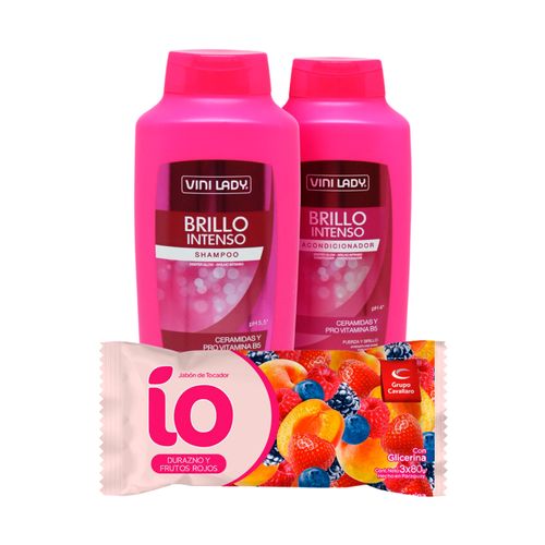Pack Vini Lady, Shampoo 1 L, Acondicionador 1 L + Jabón Tripack Carvalaro