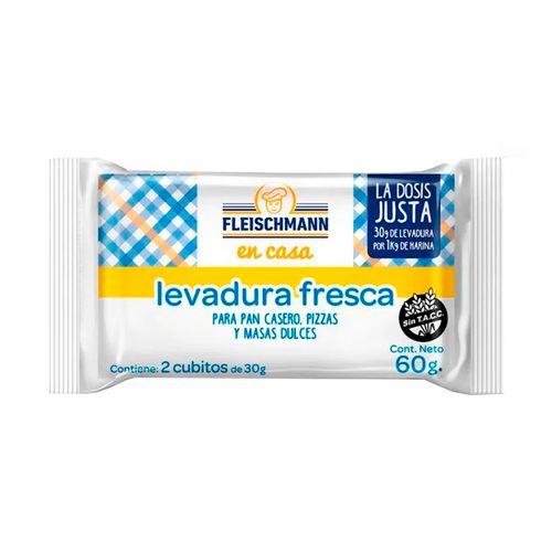 LEVADURA FLEISCHMANN FRESCA 60GR