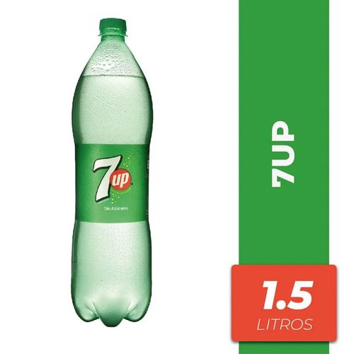 REFRESCO SEVEN UP SIN AZÚCAR DESCARTABLE 1.5LT