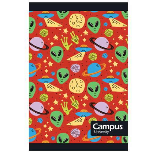 LIBRETA CAMPUS ESCOLAR ENGRAMPADA 48HOJAS