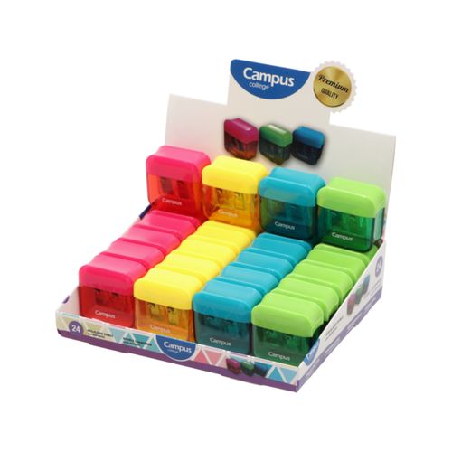 SACAPUNTAS CAMPUS DOBLE 3COLORES