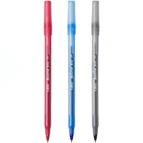 BOLIGRAFO BIC ROUND STIC MEDIANO 4UN+1 SURTIDO