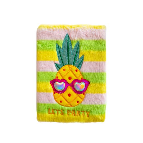 LIBRETA A5 PELUCHE ANANA