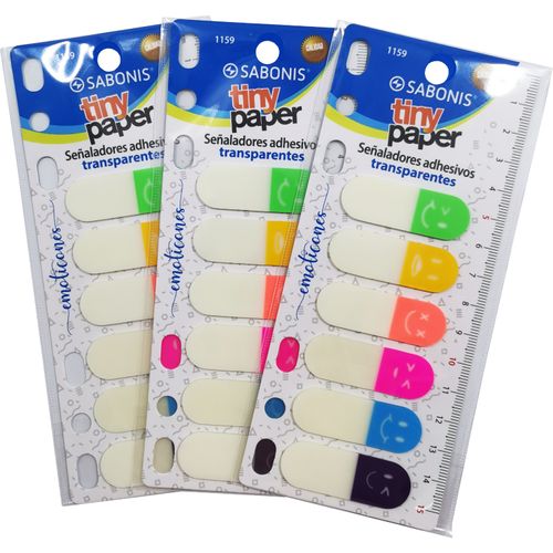 BANDERITAS SABONIS CARITAS 6COLORES 120H