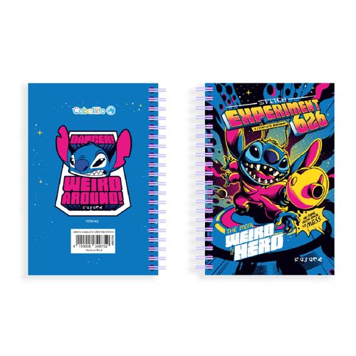 LIBRETA CABALLITO STICH 96H C/ESPIRALES