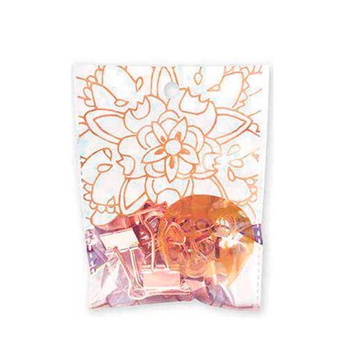 APRETAPAPELES MOOVING X12 19MM LINEA GOLDEN ROSE