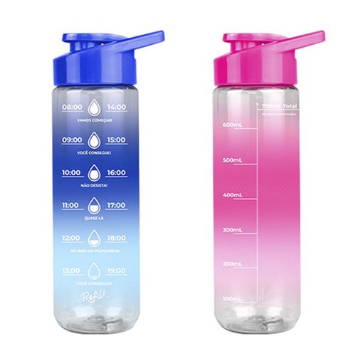 BOTELLA PLASDURAN 470045 DEGRADE 700ML BICOLOR