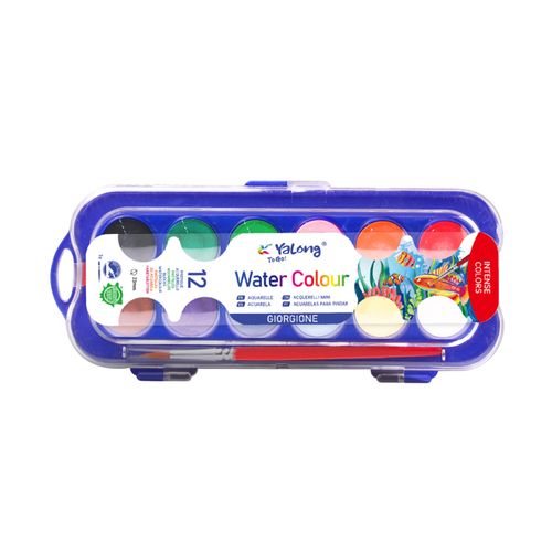 ESTUCHE DE ACUARELAS 12UND VARIOS COLORES