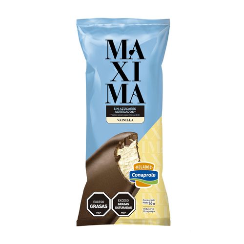 HELADO CONAPROLE MAXIMA VAINILLA SIN AZUCAR 65GR