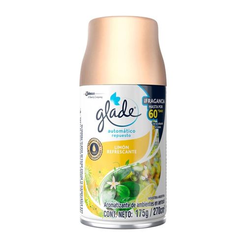 Aromatizante Glade Automatico Limon 175Gr Repuesto