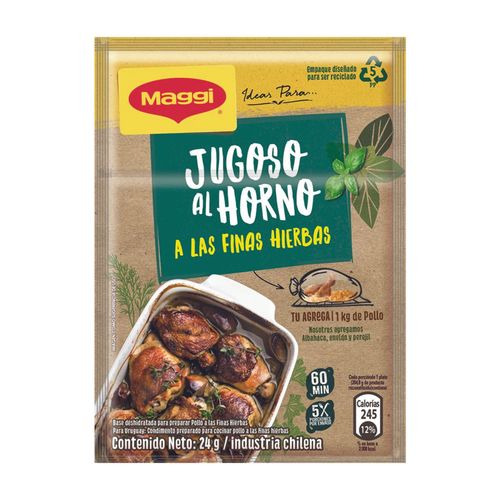 Sazonador Maggi Jugoso Al Horno Pollo Hierbas 24Gr