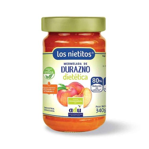 Mermelada Los Nietitos 0% Azucar Durazno 340g