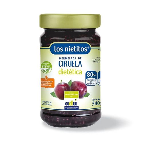 Mermelada Los Nietitos 0% Azucar Ciruela 340g