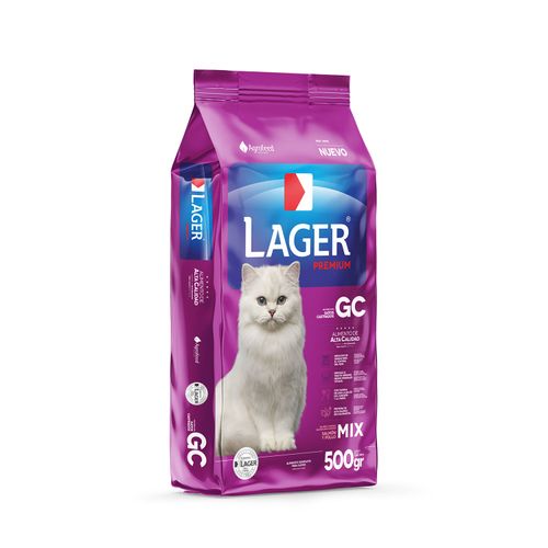 ALIMENTO LAGER GATO CASTRADO PREMIUM 0.5KG