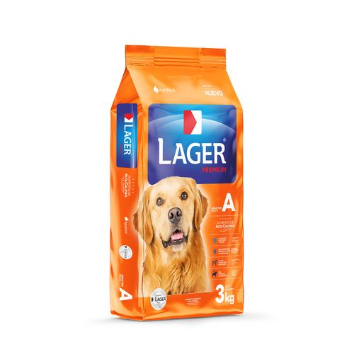 ALIMENTO LAGER PERRO ADULTO PREMIUM 3KG