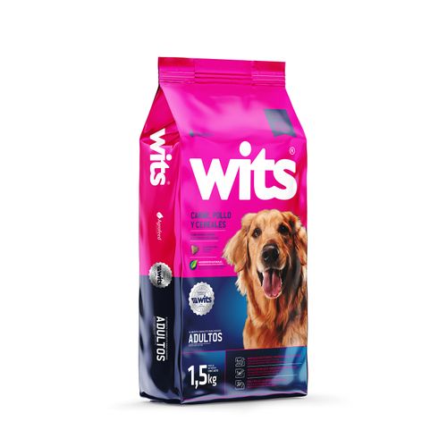 ALIMENTO WITS PERRO ADULTO CARNE Y CEREALES 1.5KG