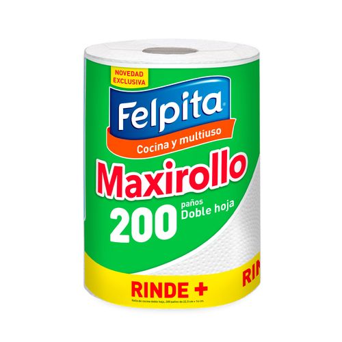 PAPEL DE COCINA FELPITA MAXIROLLO 200PAÑOS