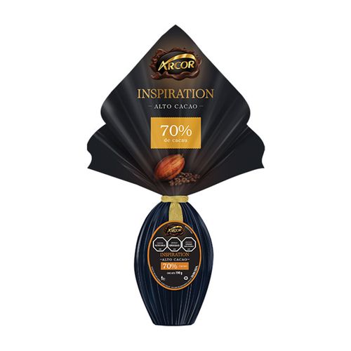 HUEVO DE PASCUA ARCOR AMARGO 70 190GR