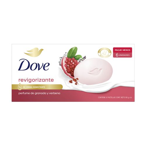 Jabon De Tocador Dove Granada 90Gr 6Un 25%Dto