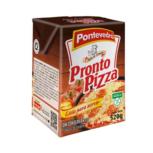Salsa Pontevedra Pronto Pizza Tetrapack 520Gr
