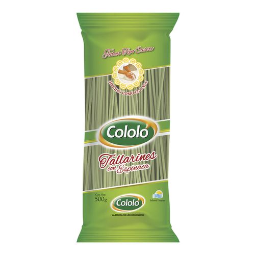 Fideos Cololo Espinaca Tallarin 500Gr
