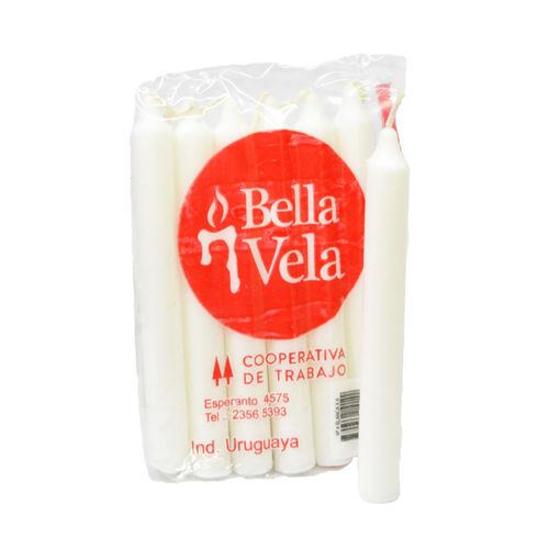Vela Bella Vela Nº4 Blanca 6Un