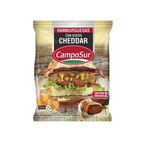 Hamburguesa Camposur Cheddar 2Un