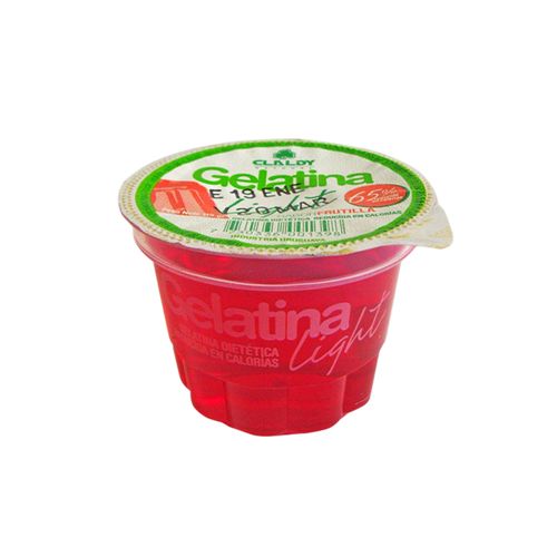 Gelatina Claldy Frutilla Light 115Gr