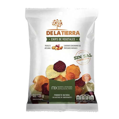 Chips Fritos De La Tierra Sin Sal Mix De Vegetales 120 g