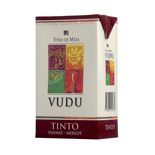 Vino Vudu Tinto Tetra 1Lt .