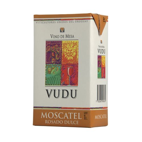 Vino Vudu Moscatel Dulce Tetra 1Lt .
