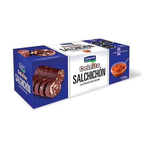 Postre Conaprole-Deleite Salchichon Chocolate 500 Grs