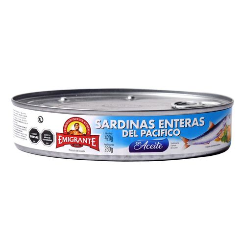 Sardina Emigrante Entera En Aceite 425Gr