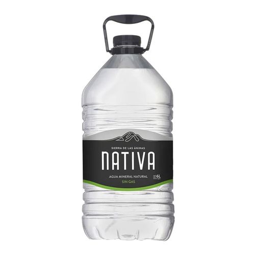 Agua Nativa Sin Gas Bidon 6Lt