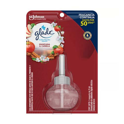 Aromatizante Glade Aceites Naturales Manzana Y Canela Repues