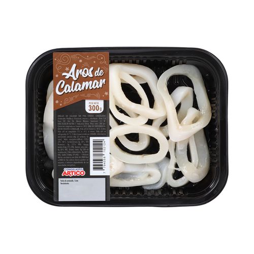 Aros Artico De Calamar Congelado Bandeja 400Gr