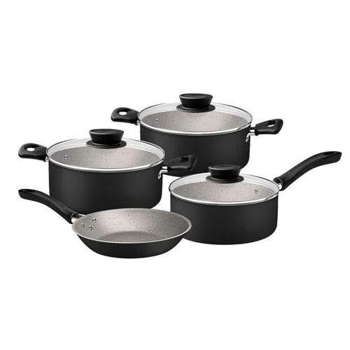 BATERIA TRAMONTINA 28299/008 LINZ NEGRO 7PZAS