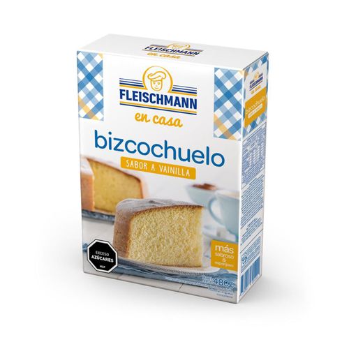 PREMEZCLA FLEISCHMANN BIZCOCHUELO VAINILLA 480GR