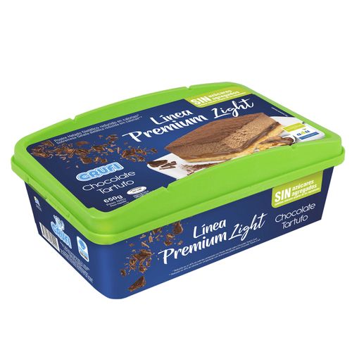 Postre Helado Crufi Light 650Grs Tartufo