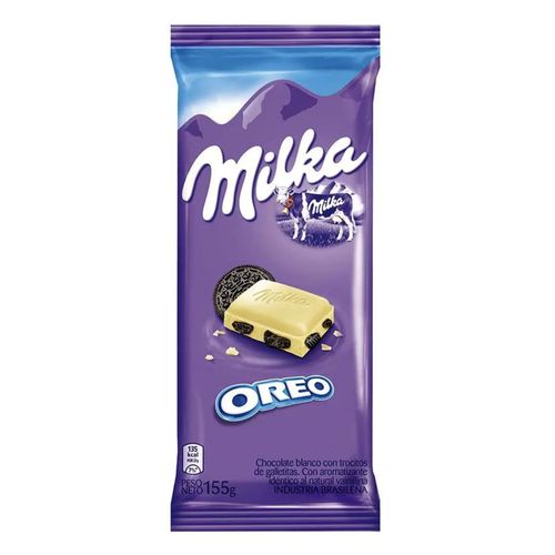 Chocolate Milka Oreo Blanco 155Gr